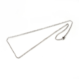 RVS 304 Stainless steel ketting 2,5mm dik lengte: 45cm