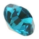 15x Puntsteen Resin  SS39  c.a. 8x 4mm Turquoise