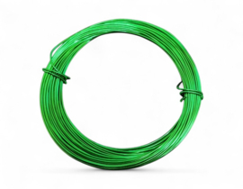 Aluminium draad 0,8 mm dik, 10m per rol,  Green