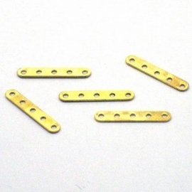 15 x Afstandhouders verdelers 20 x 4 mm goudkleur