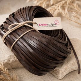 1 meter DQ leer 5 x 2 mm – coconut brown