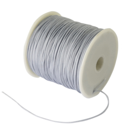 Rol met 90 meter Macramé draad 0.8mm Light Grey (kies voor pakketpost)