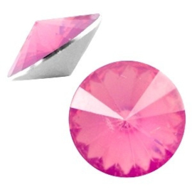 1x Rivoli 1122 - 12 mm puntsteen Rose opal