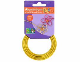 1x Vaessen Creative • Aluminiumdraad 2mmx5m Sunny yellow