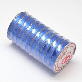 1 rol elastiek transparant 0,8 mm Blue