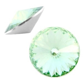 1 x Rivoli 1122 - 12 mm puntsteen Crysolite green