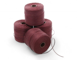 Nylon S-Lon draad 0,5mm Burgundy – 1 klosje van ± 70 meter