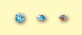 Doosje met 12 stuks Jewelry Stones (M.C. Chaton) 3,8-4mm Aquamarine SS16