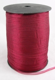 2 meter organza lint 6mm dark red