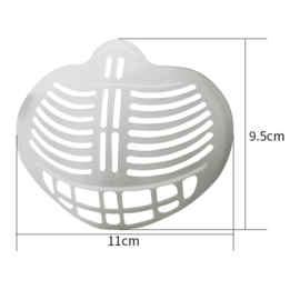 1 x  3-D masker beugel voor een betere ademhaling mondkapje