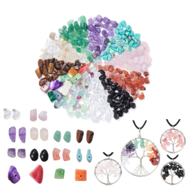 Starters pakket sieraden maken met edelstenen, tangetje en veel meer!