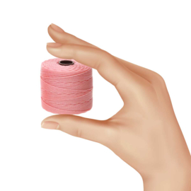Nylon S-Lon draad 0,5mm Coral Pink – 1 klosje van ± 70 meter