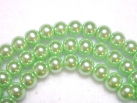 20 x prachtige glasparel light green 12 mm