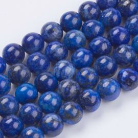 10 x edelsteen kraal van Dyed Lapis Lazuli 8mm gat: 1mm