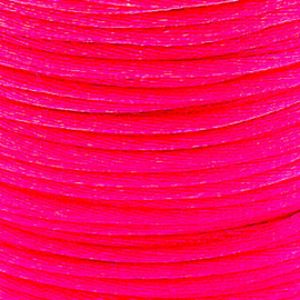 2 meter Macrame Satijndraad 1.0 mm Hot Pink