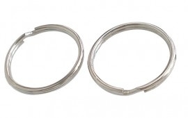 10 x  Sleutelhanger ring 35 x 3mm