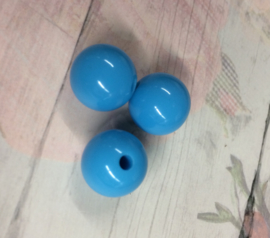 15  x acrylkralen blauw 2  13mm gat 2mm