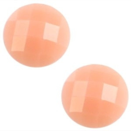 2 x Basic cabochon 10mm Rose peach opal
