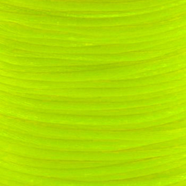 2 meter Macrame Satijndraad 1.0 Neon Yellow