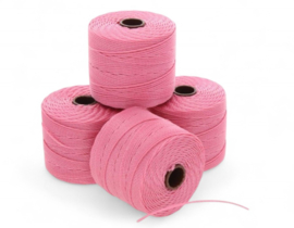 Nylon S-Lon draad 0,5mm Pink – 1 klosje van ± 70 meter
