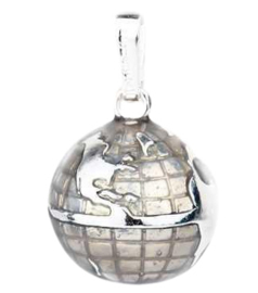 Echt Sterling 925 zilveren harmony ball Engelenroeper wereldbol