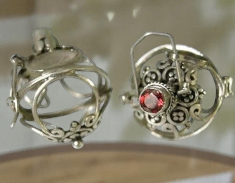Echt Sterling 925 zilveren harmony ball Engelenroeper kooi 20mm