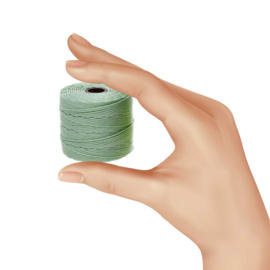 Nylon S-Lon draad 0,5mm Mint – 1 klosje van ± 70 meter