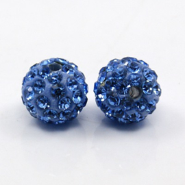 5 x  Shamballa kralen mix polymer clay strass kralen 10mm gat 1,5mm