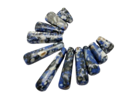 11 x Synt. Turquoise Blue shell kralen afmetingen kraal  9.6~9.8 x 15~34.7 x 6~8  mm