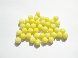 40 x fris geel ronde kralen 8 mm Gat: 1mm 