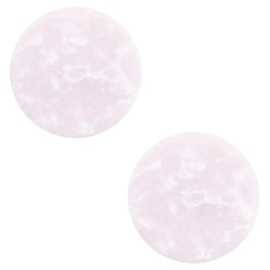 1 x Cabochon basic plat stone look 20mm Light rose