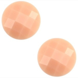 2 x Basic cabochon 10mm Tropical peach