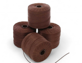 Nylon S-Lon draad 0,5mm Brown – 1 klosje van ± 70 meter