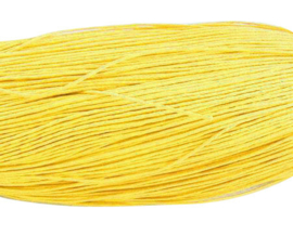 10 meter waxkoord 1,5mm dik kleur:  geel