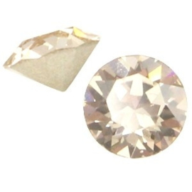 2 x Swarovski Elements PP32 puntsteen (4.0mm) Light silk beige