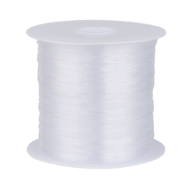 1 rol transparant nylon draad 0,35mm 55 meter per rol