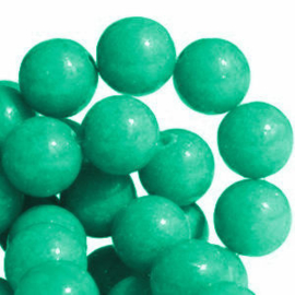 10 x natuursteen kralen Jade Rond 8 mm Emerald Groen gat: 1mm (Op is op)