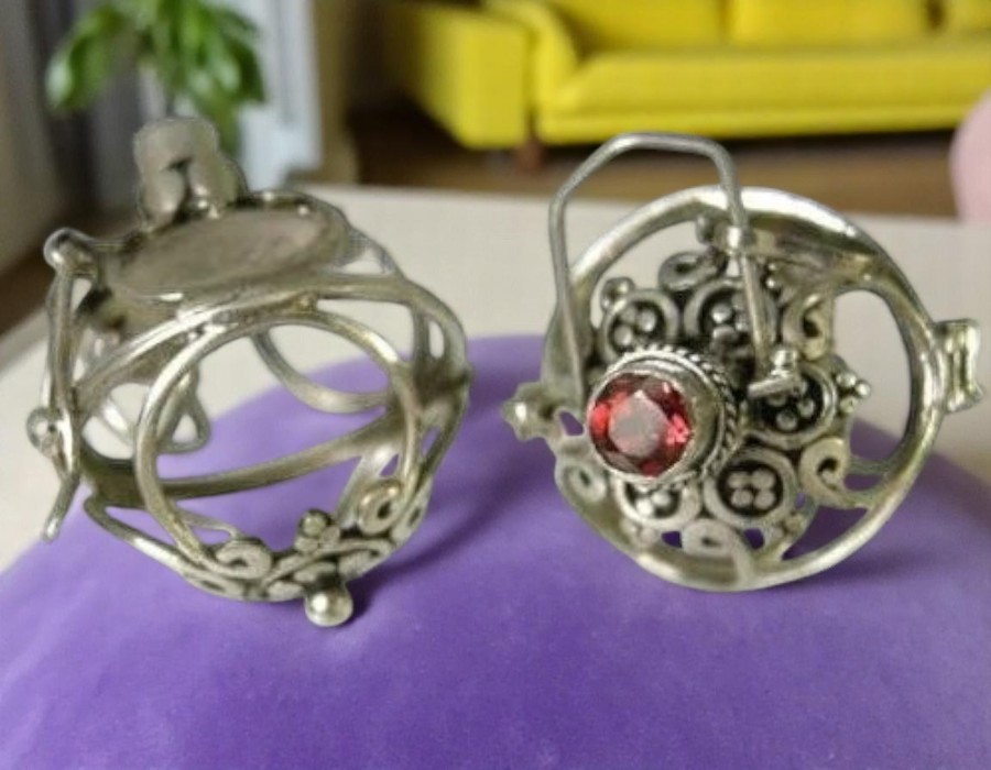 Echt Sterling 925 zilveren harmony ball Engelenroeper kooi 20mm