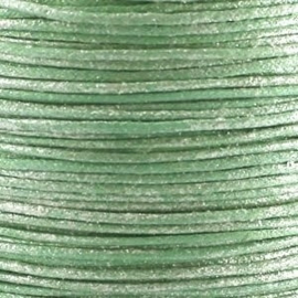 10 meter Waxkoord 1.0 mm Honeydew Metallic