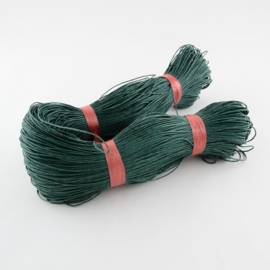 10 meter waxkoord 1mm dark slate green katoen