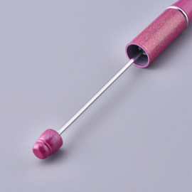 1 x Kunststof/metalen kralenpen 14,4 cm – staafje ca. 55 x 2 mm – magenta