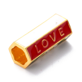 1 x sieraden message beads Love Goud (limited edition)