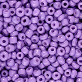 20 gram Glaskralen Rocailles 8/0 (3mm) Deep lavender purple