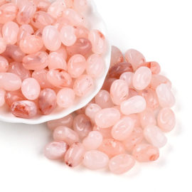 20 x Acryl kralen ovaal two tone 14 x 10 x 8,6 mm – gat 1,8–2 mm – Light Salmon