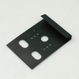 50 plastic kaartjes voor oorbellen  30 x 40mm zwart
