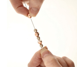 1 x Beadsmith haak en oog naald 25 cm - zie video