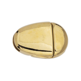 DQ Metaal Magneet Sluiting Ø 5 x 2,2mm Goudkleur (Nikkelvrij)