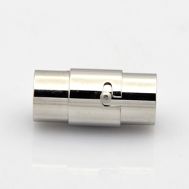 1 x RVS magneetsluiting 18 x 6mm Ø 4mm