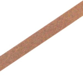 17 cm DQ leer plat 5mm Rust brown