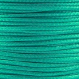 2 meter Waxkoord 1.0 mm Turquoise Groen Blauw